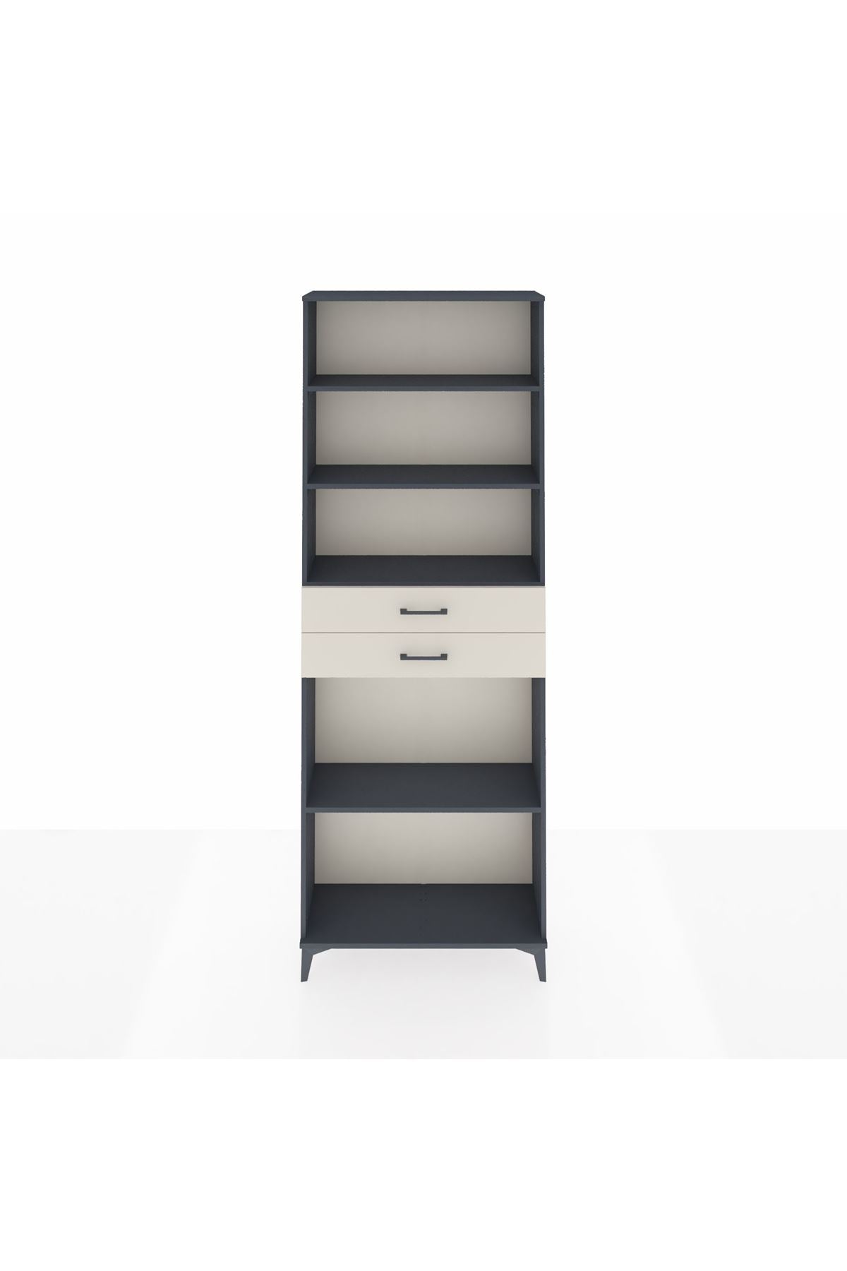Arges Dolap 4 Raflı 2 Çekmeceli 88x30x243 - S33M290V4A