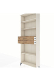 Arges Dolap 4 Raflı 2 Çekmeceli 88x30x243 - S33M290V3A