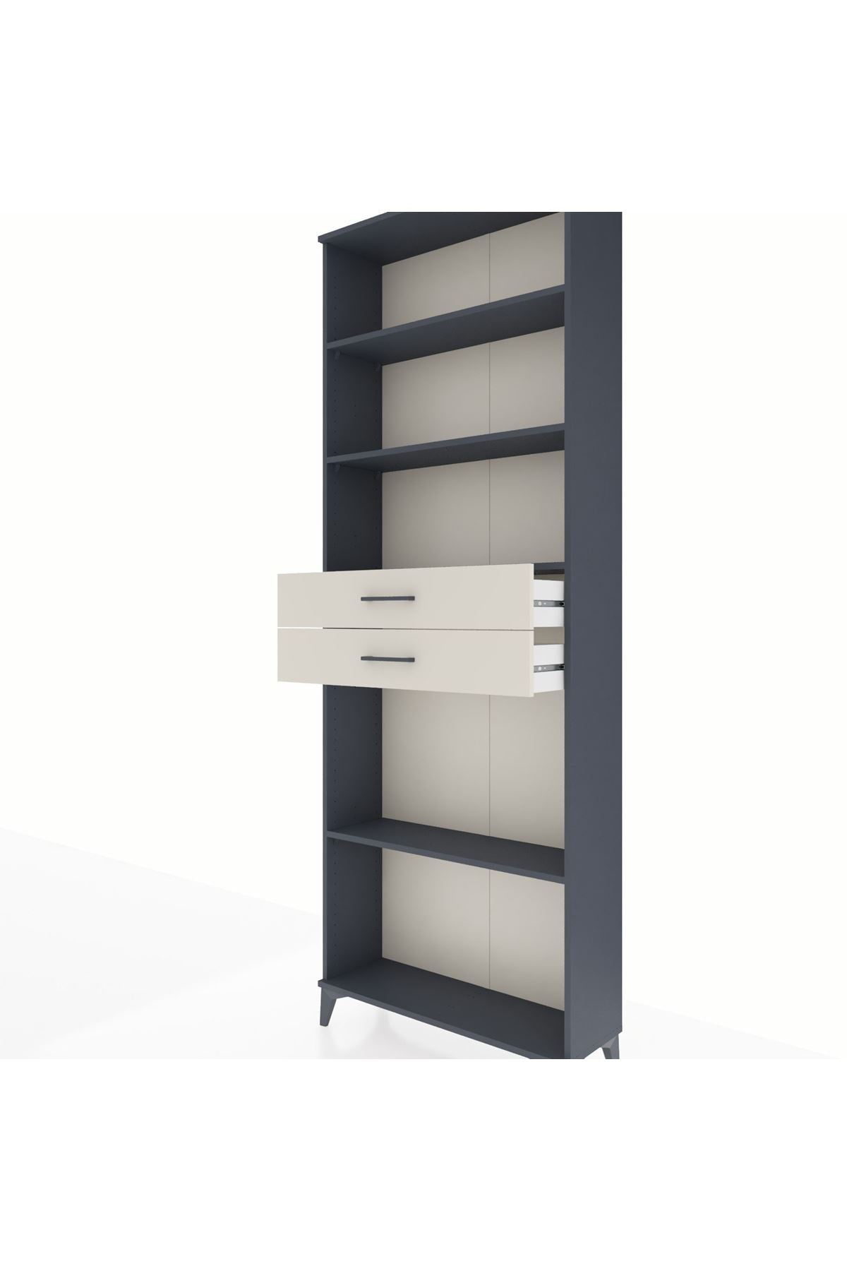 Arges Dolap 4 Raflı 2 Çekmeceli 88x30x243 - S33M290V4A