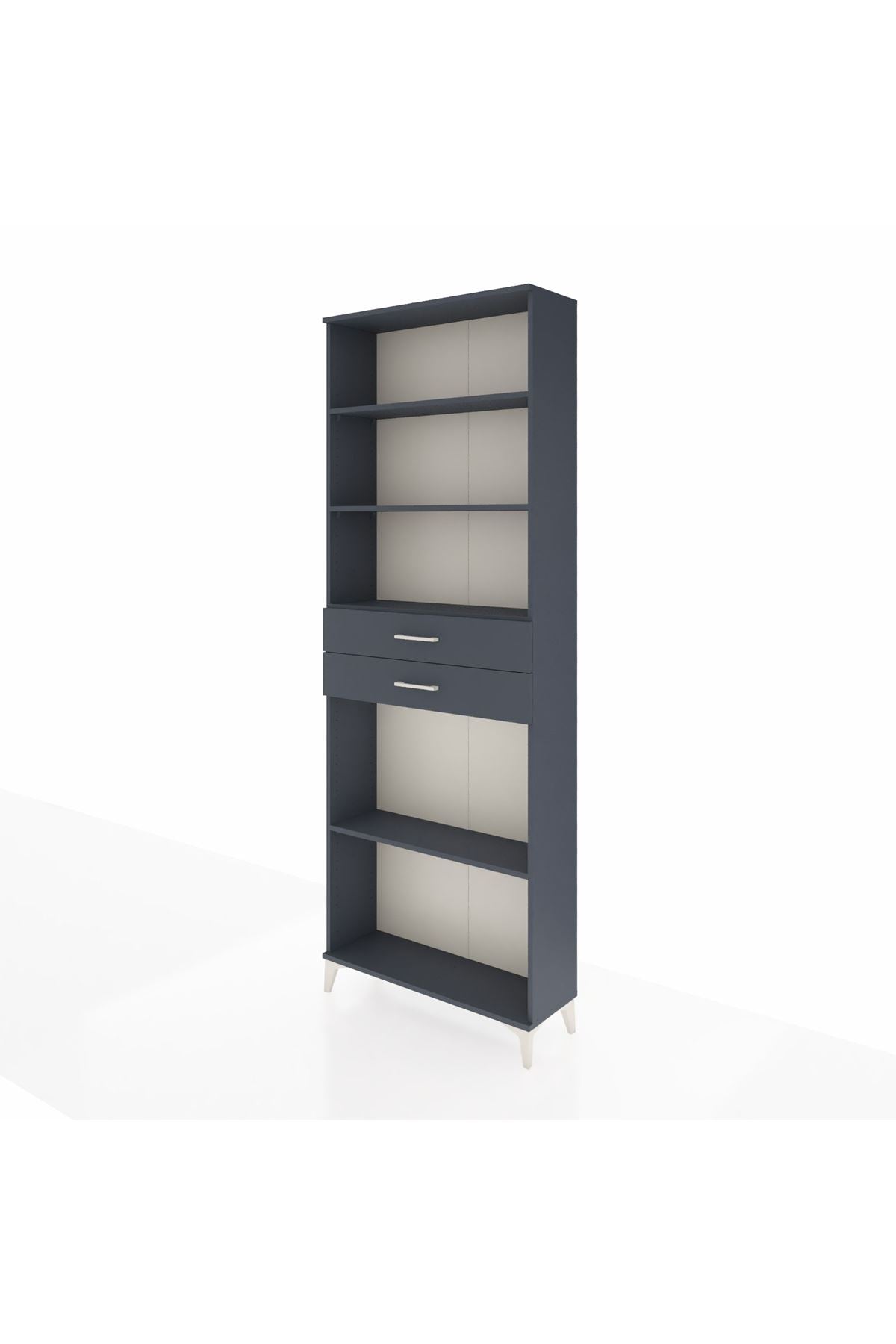 Arges Dolap 4 Raflı 2 Çekmeceli 88x30x243 - S33M290V5A