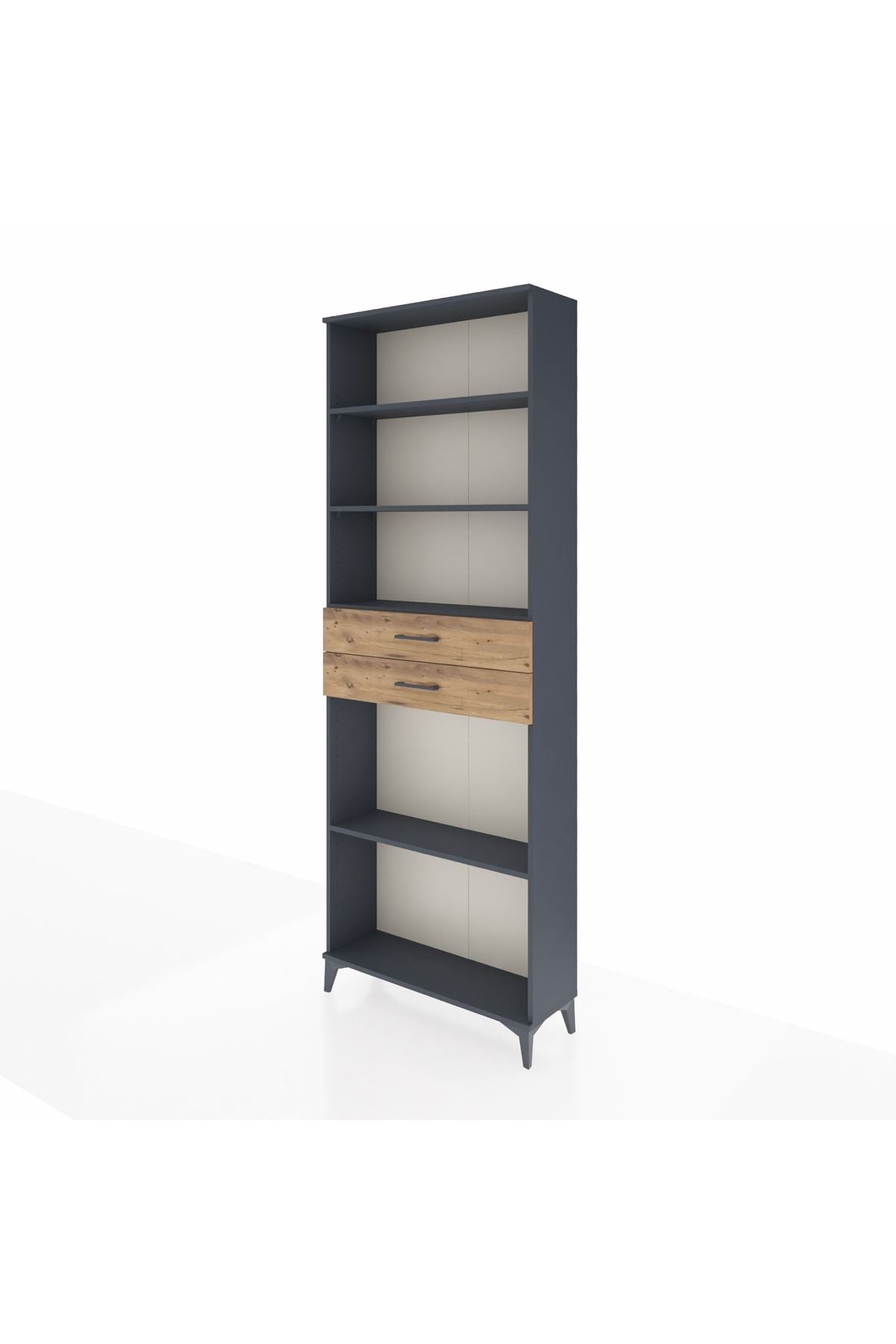 Arges Dolap 4 Raflı 2 Çekmeceli 88x30x243 - S33M290V6A