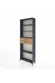 Arges Dolap 4 Raflı 2 Çekmeceli 88x30x243 - S33M290V6A