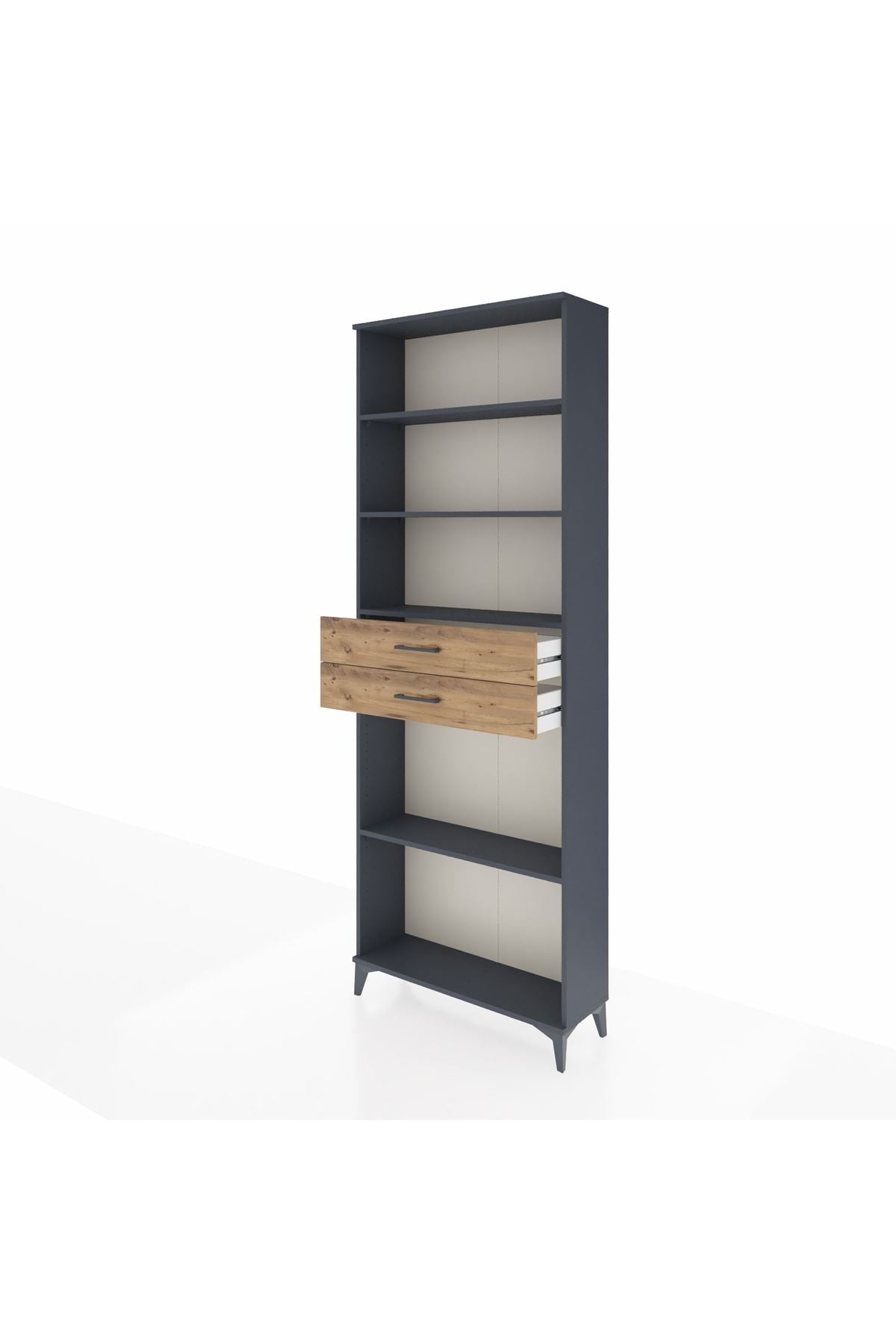 Arges Dolap 4 Raflı 2 Çekmeceli 88x30x243 - S33M290V6A
