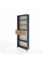 Arges Dolap 4 Raflı 2 Çekmeceli 88x30x243 - S33M290V6A
