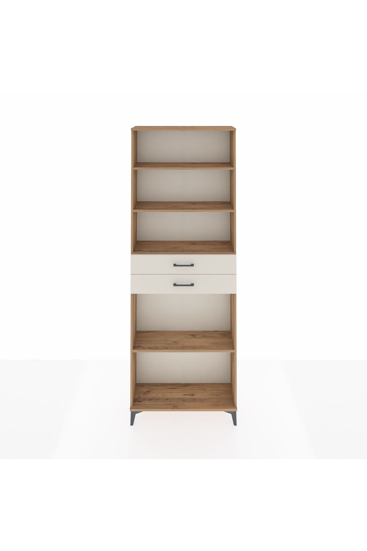 Arges Dolap 4 Raflı 2 Çekmeceli 88x30x243 - S33M290V7A