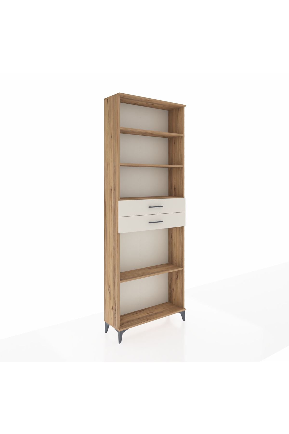 Arges Dolap 4 Raflı 2 Çekmeceli 88x30x243 - S33M290V7A