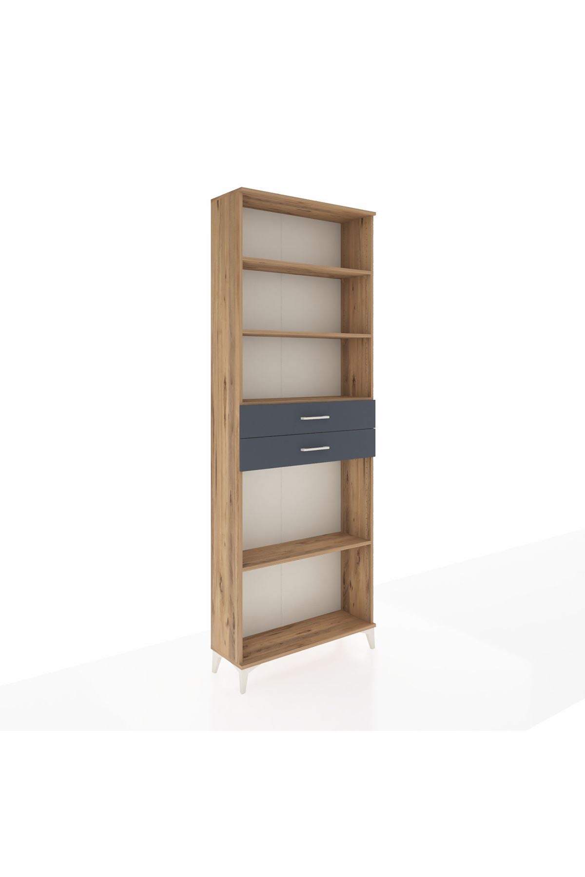 Arges Dolap 4 Raflı 2 Çekmeceli 88x30x243 - S33M290V8A