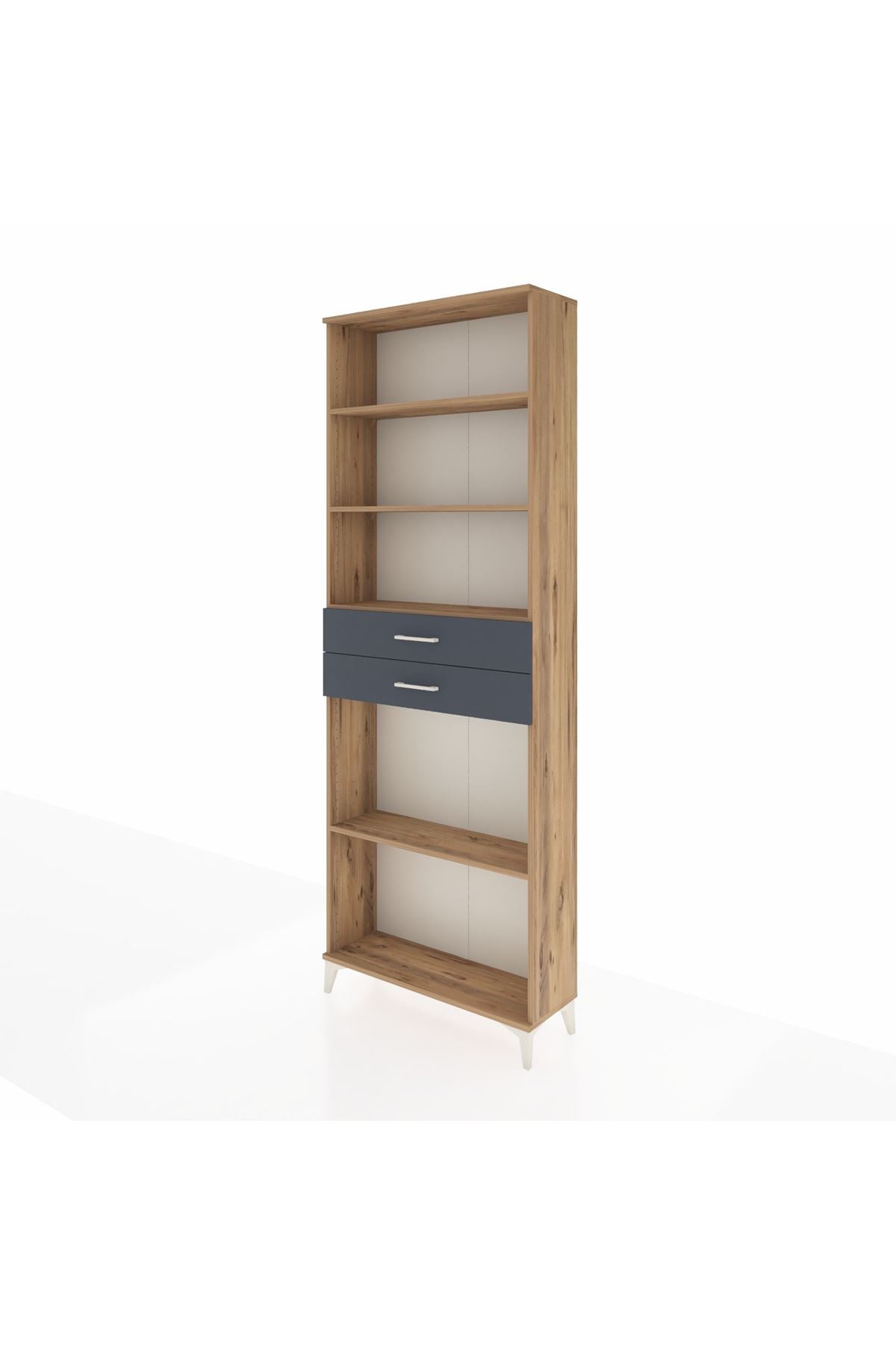 Arges Dolap 4 Raflı 2 Çekmeceli 88x30x243 - S33M290V8A