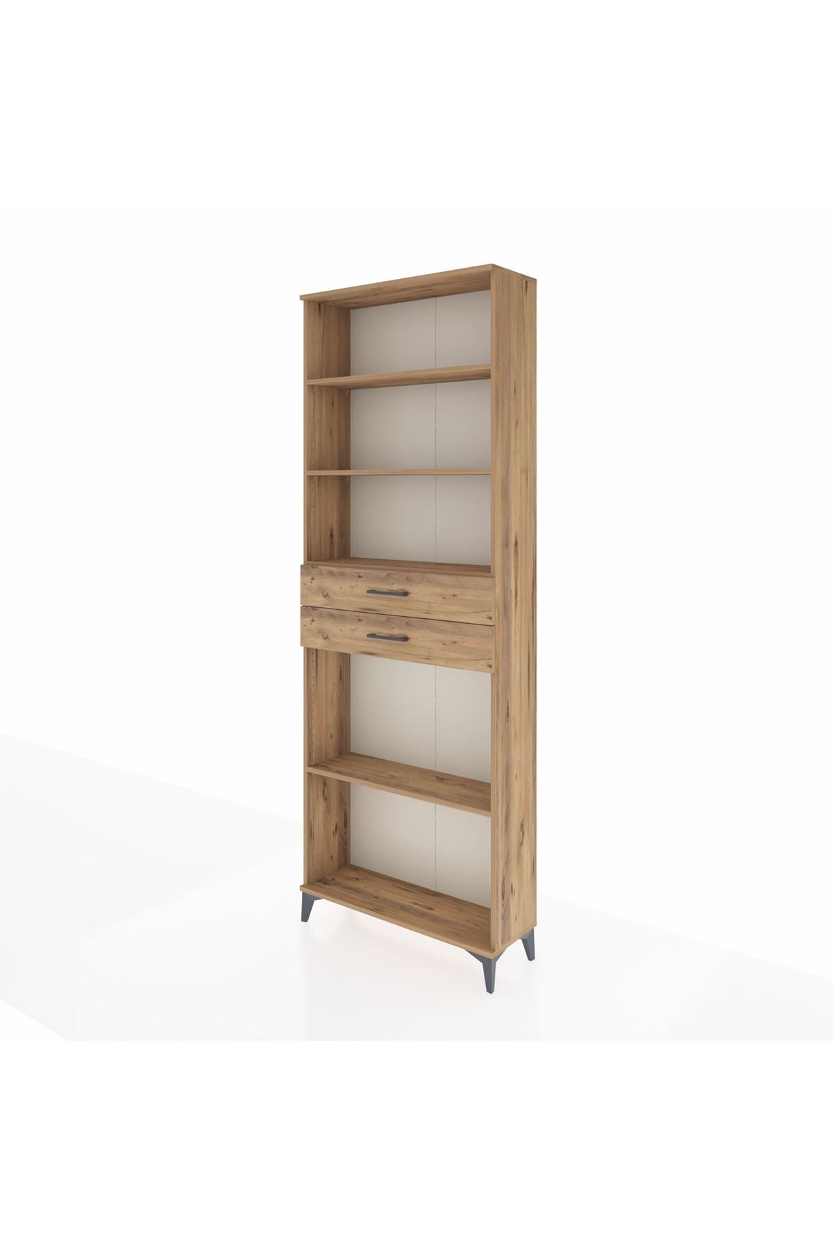 Arges Dolap 4 Raflı 2 Çekmeceli 88x30x243 - S33M290V9A