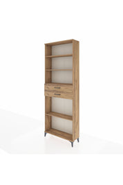 Arges Dolap 4 Raflı 2 Çekmeceli 88x30x243 - S33M290V9A