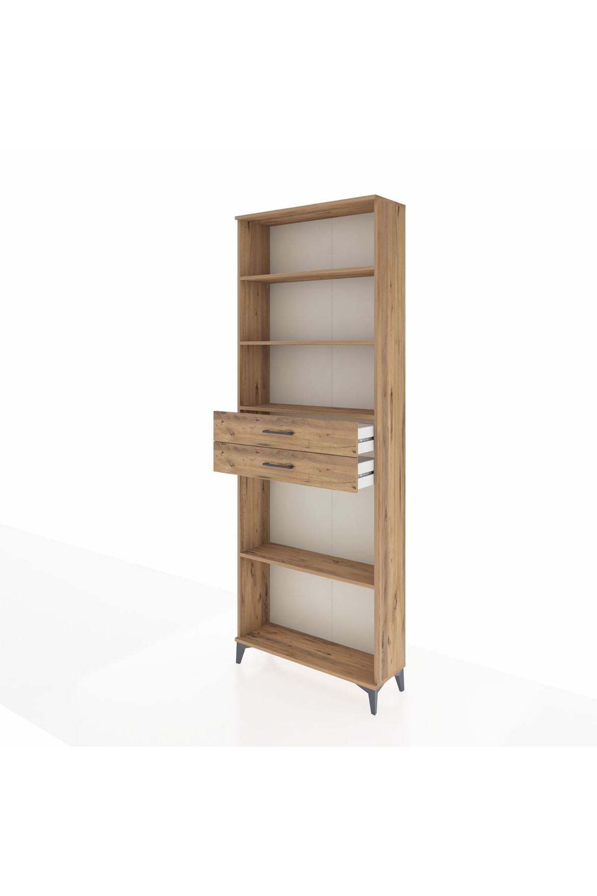 Arges Dolap 4 Raflı 2 Çekmeceli 88x30x243 - S33M290V9A