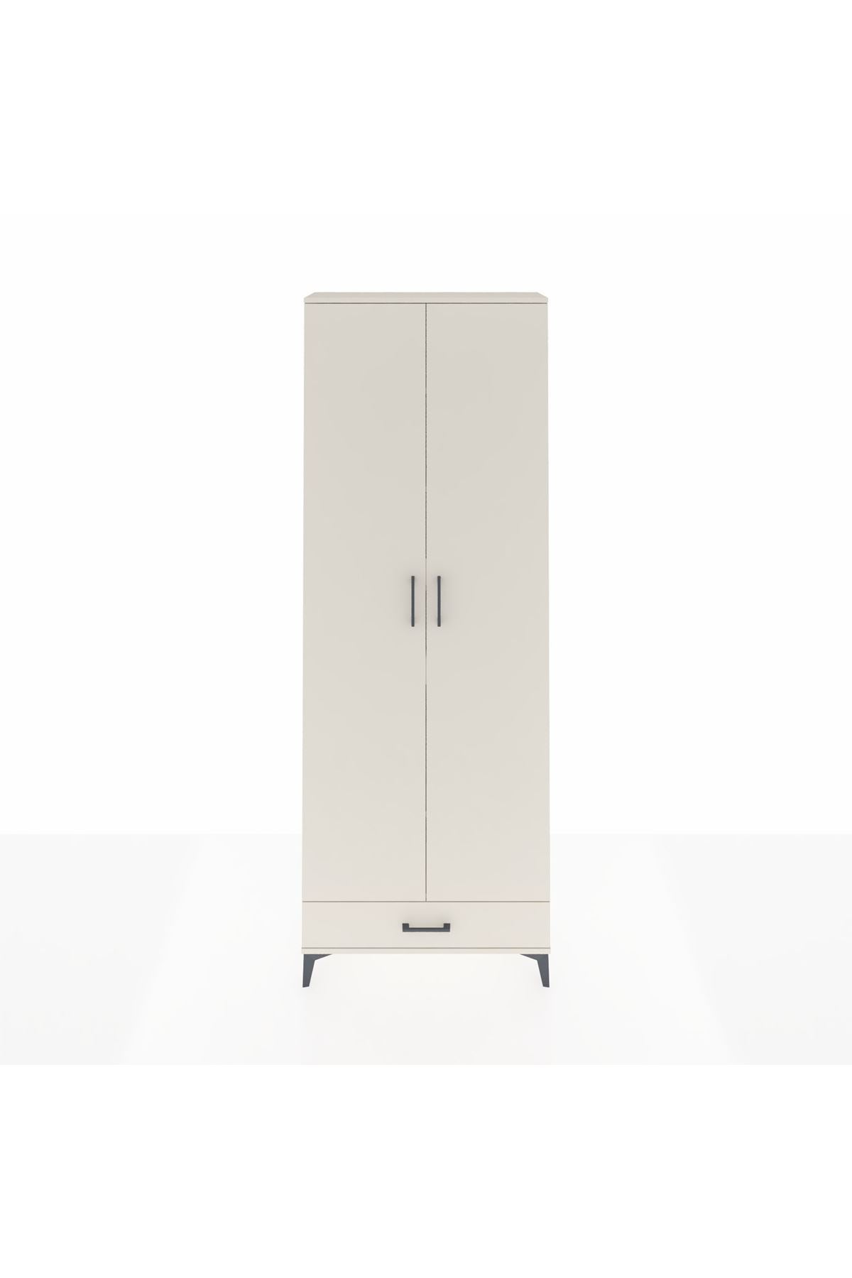 Arges Dolap 6 Raflı Tek Çekmeceli 2 Kapaklı 88x30x243 - S33M291V1A