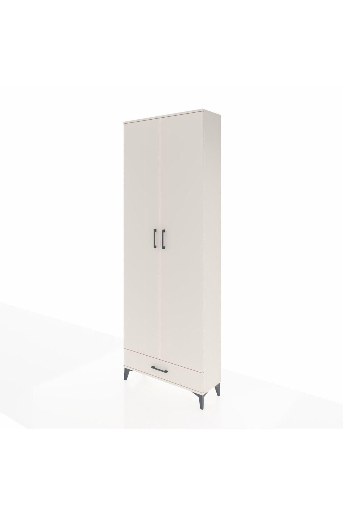 Arges Dolap 6 Raflı Tek Çekmeceli 2 Kapaklı 88x30x243 - S33M291V1A