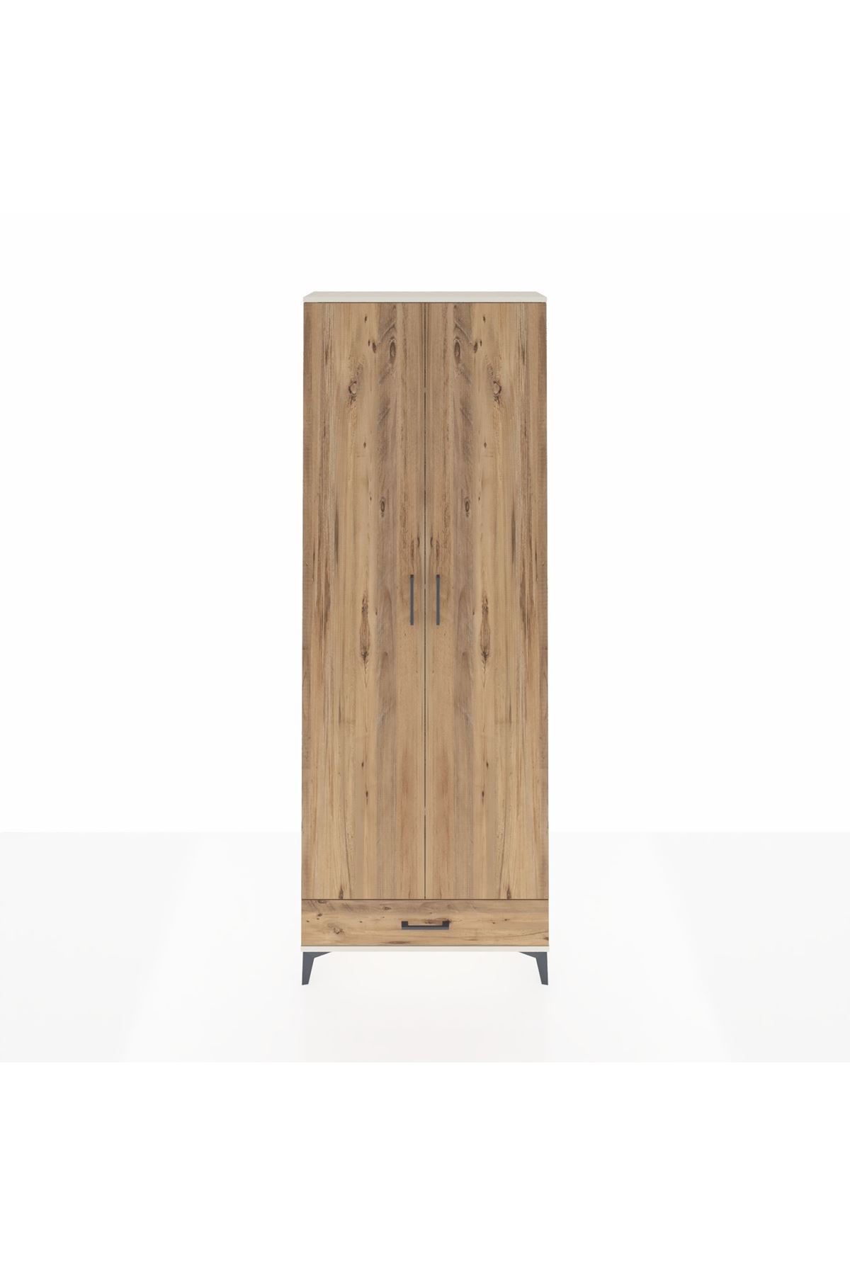 Arges Dolap 6 Raflı Tek Çekmeceli 2 Kapaklı 88x30x243 - S33M291V3A