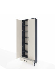 Arges Dolap 6 Raflı Tek Çekmeceli 2 Kapaklı 88x30x243 - S33M291V4A