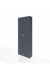 Arges Dolap 6 Raflı Tek Çekmeceli 2 Kapaklı 88x30x243 - S33M291V5A