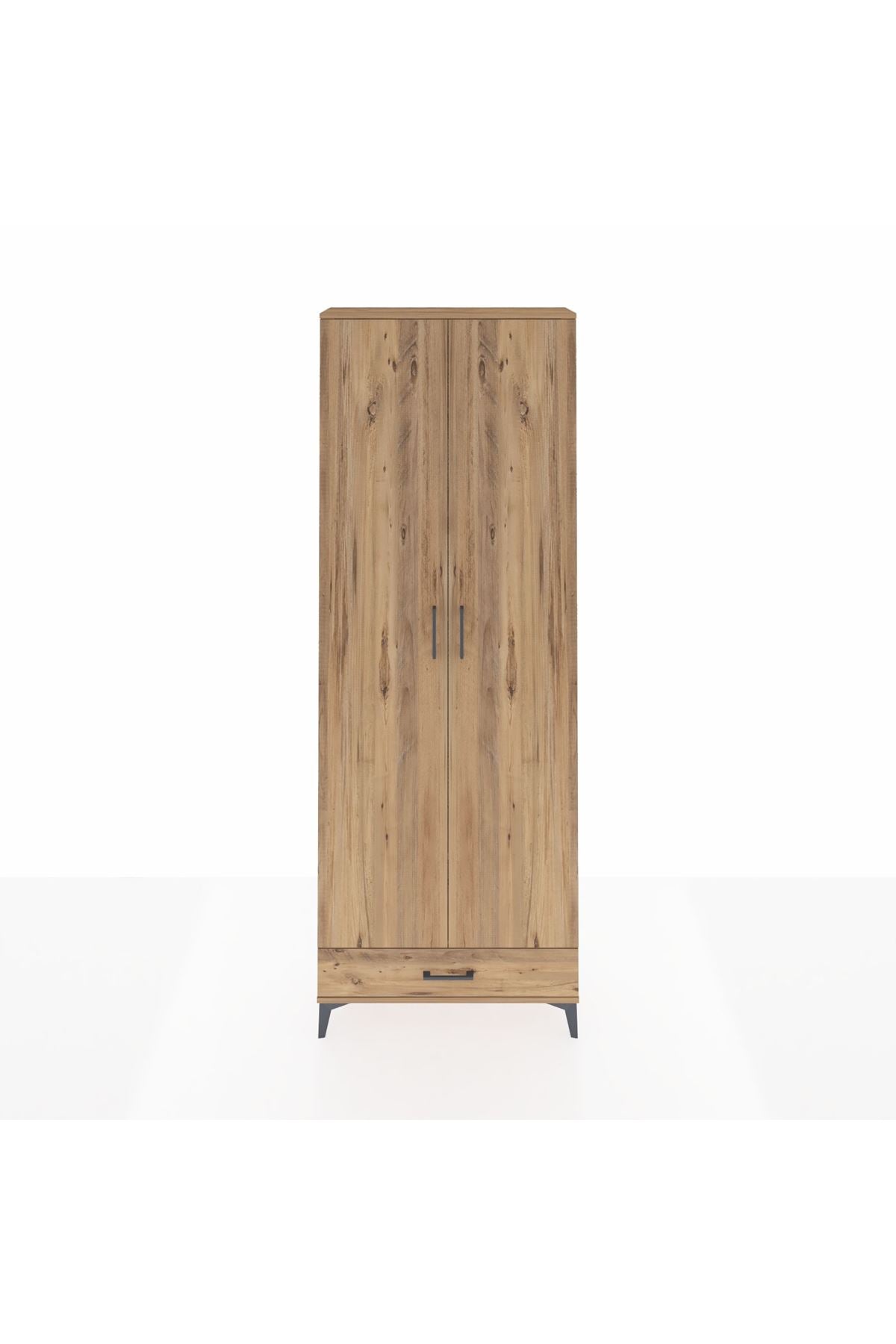 Arges Dolap 6 Raflı Tek Çekmeceli 2 Kapaklı 88x30x243 - S33M291V9A
