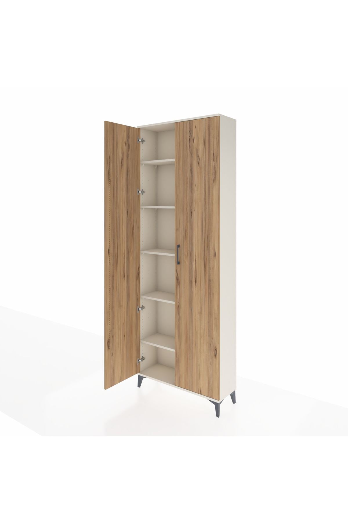 Arges Dolap 5 Raflı 2 Kapaklı 88x30x243 - S33M293V3A