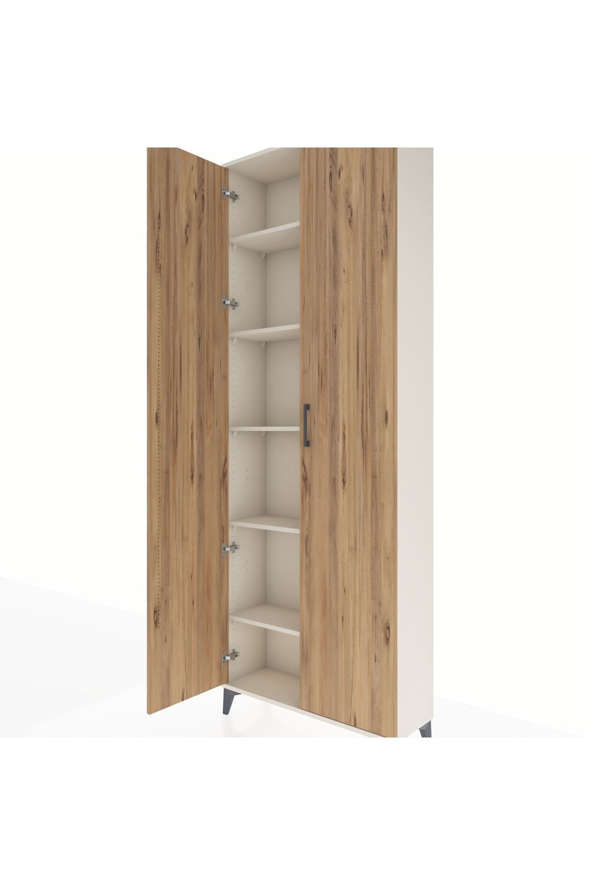Arges Dolap 5 Raflı 2 Kapaklı 88x30x243 - S33M293V3A