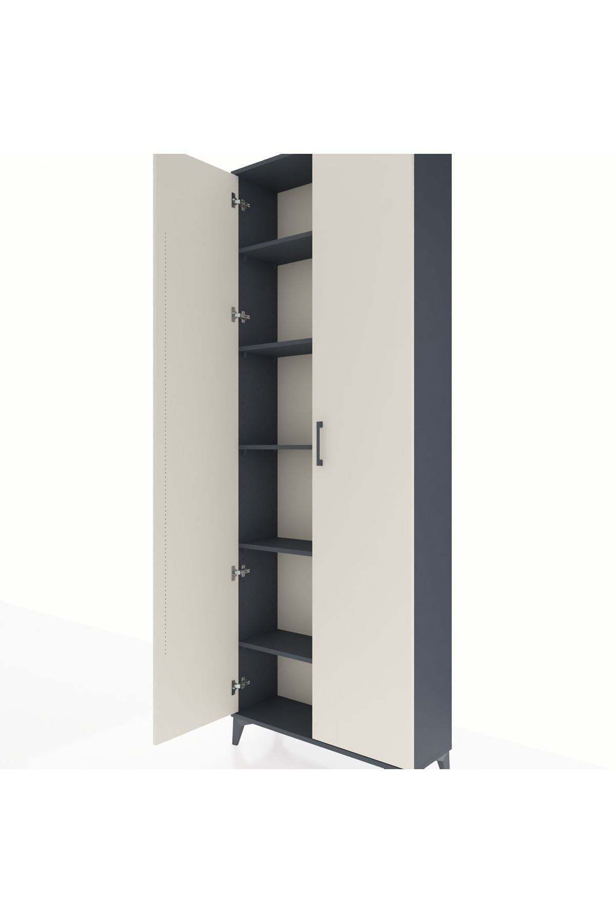 Arges Dolap 5 Raflı 2 Kapaklı 88x30x243 - S33M293V4A