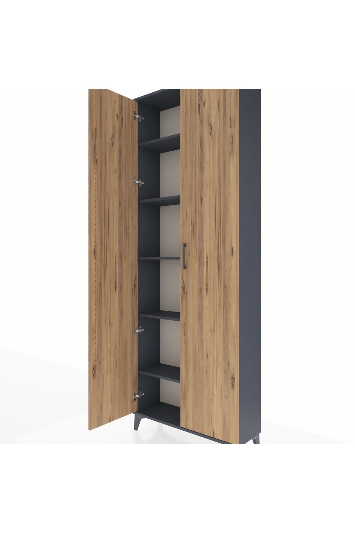 Arges Dolap 5 Raflı 2 Kapaklı 88x30x243 - S33M293V6A