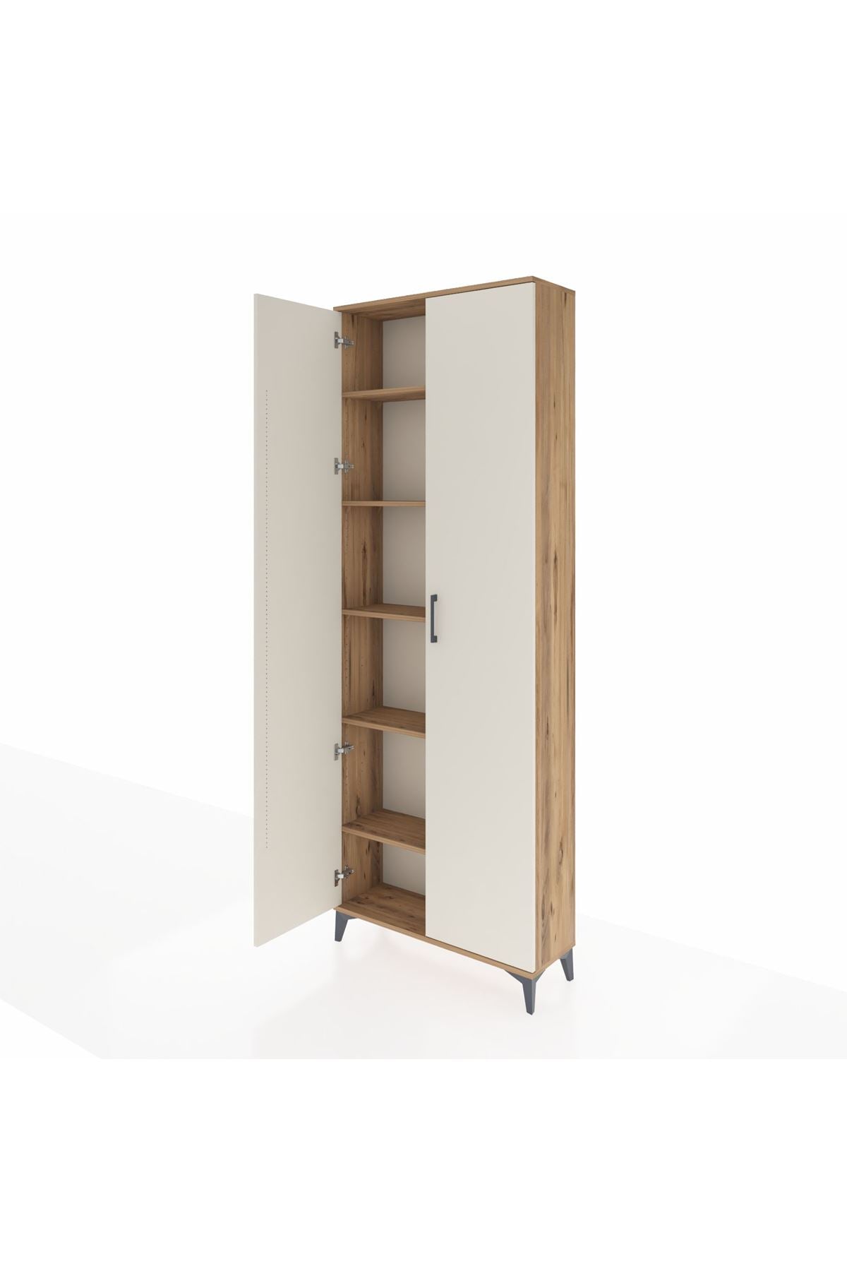 Arges Dolap 5 Raflı 2 Kapaklı 88x30x243 - S33M293V7A