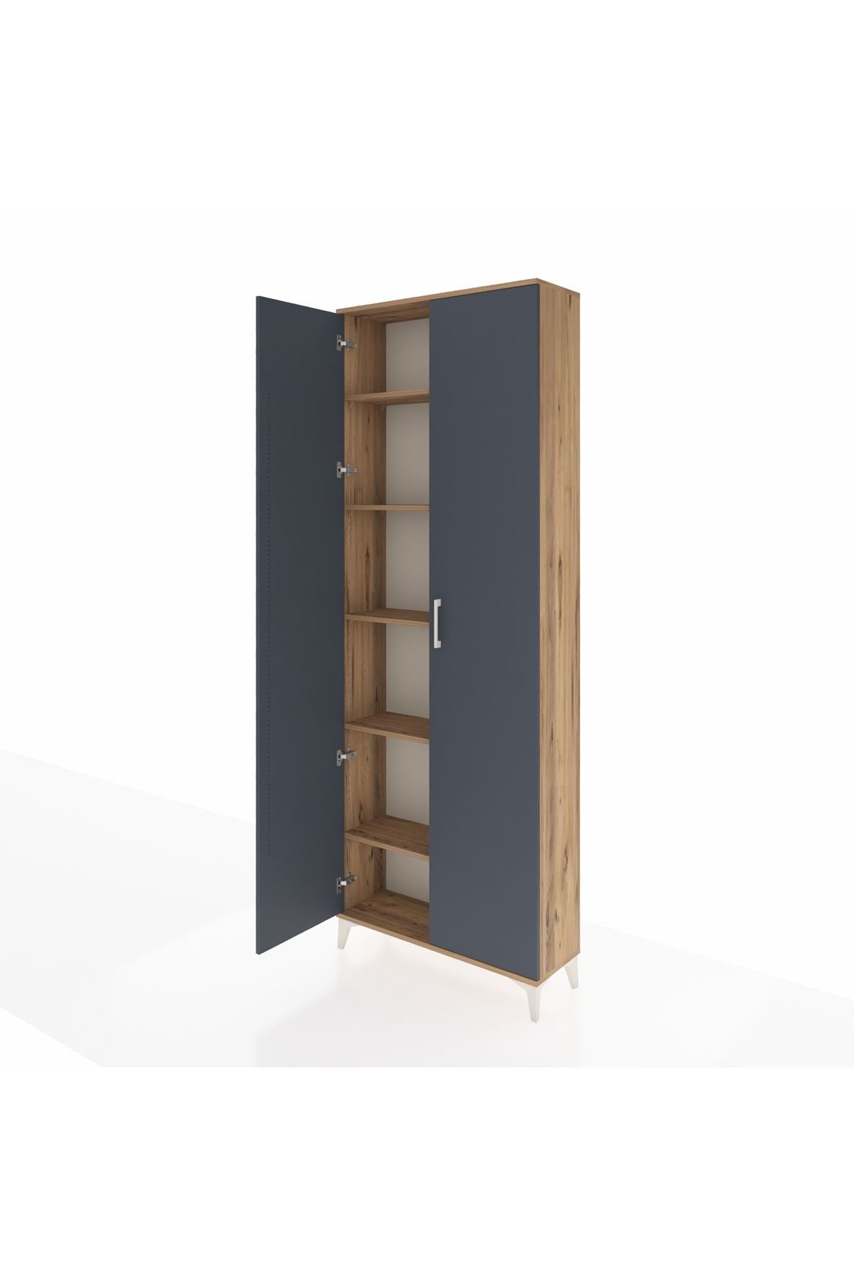 Arges Dolap 5 Raflı 2 Kapaklı 88x30x243 - S33M293V8A