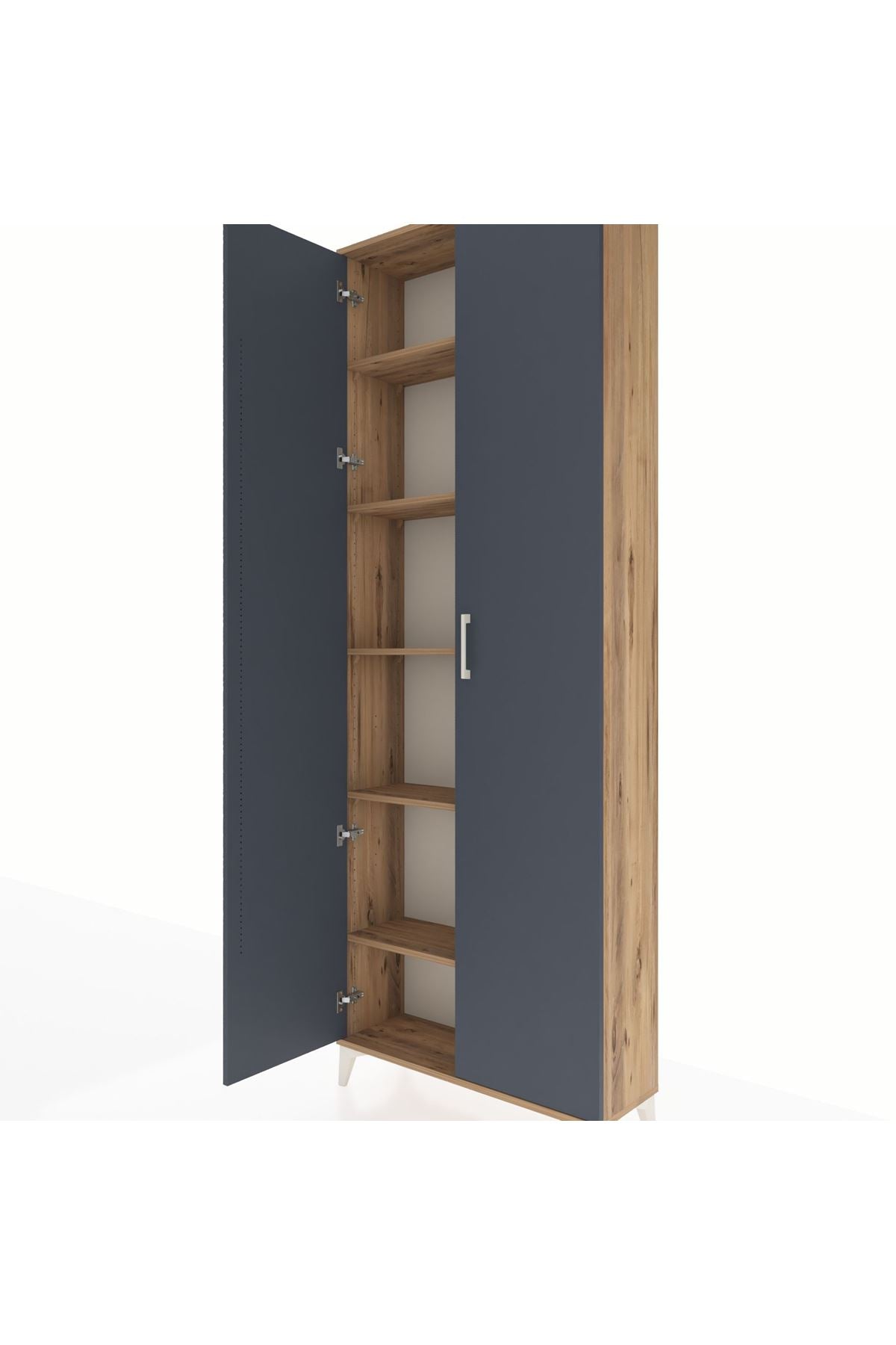 Arges Dolap 5 Raflı 2 Kapaklı 88x30x243 - S33M293V8A