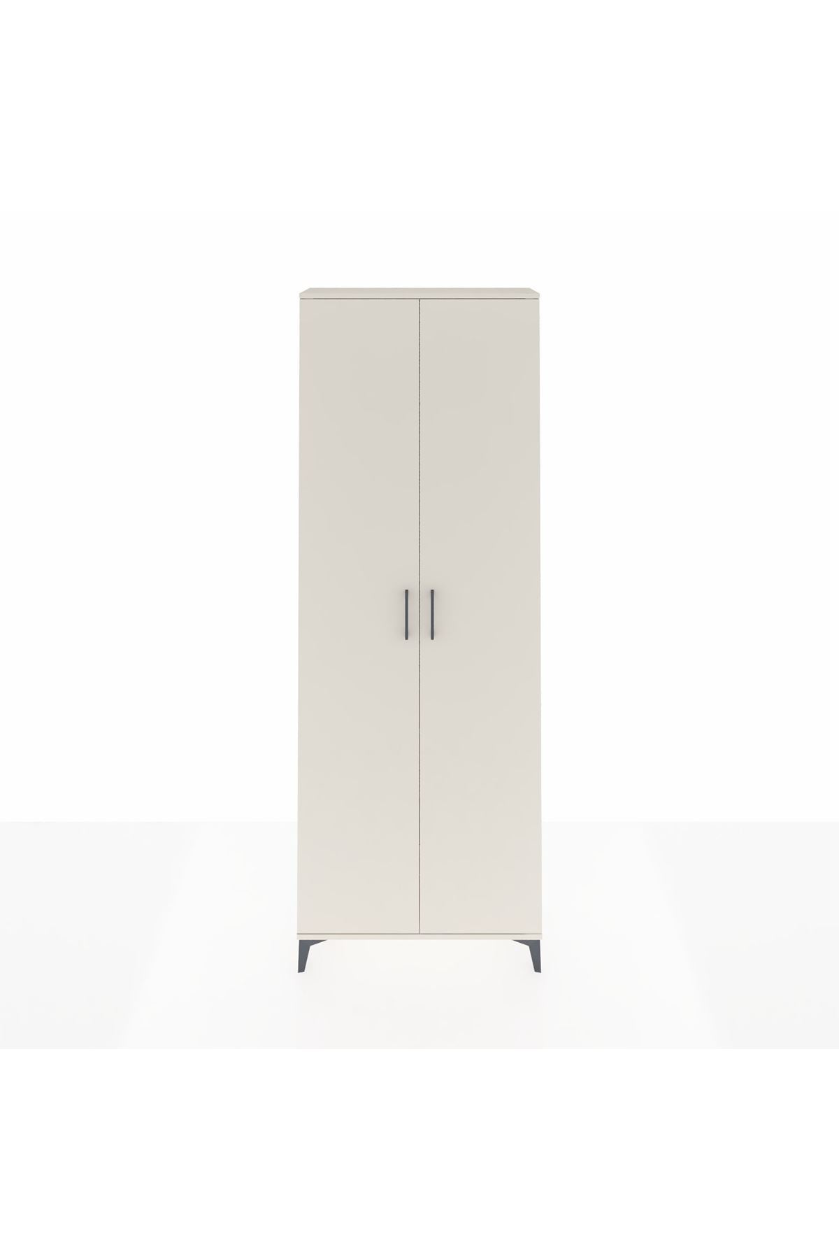 Arges Dolap 2 Raflı 2 Kapaklı Tek Askılı 88x30x243 - S33M295V1A
