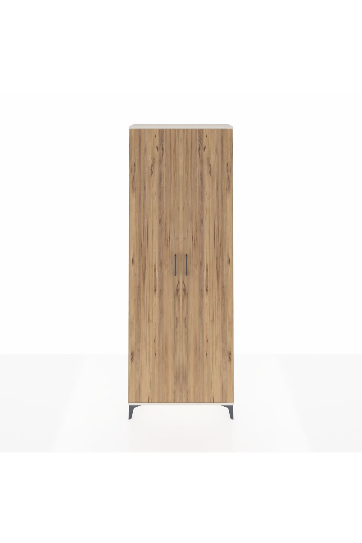 Arges Dolap 2 Raflı 2 Kapaklı Tek Askılı 88x30x243 - S33M295V3A