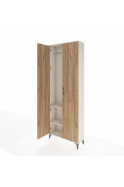 Arges Dolap 2 Raflı 2 Kapaklı Tek Askılı 88x30x243 - S33M295V3A
