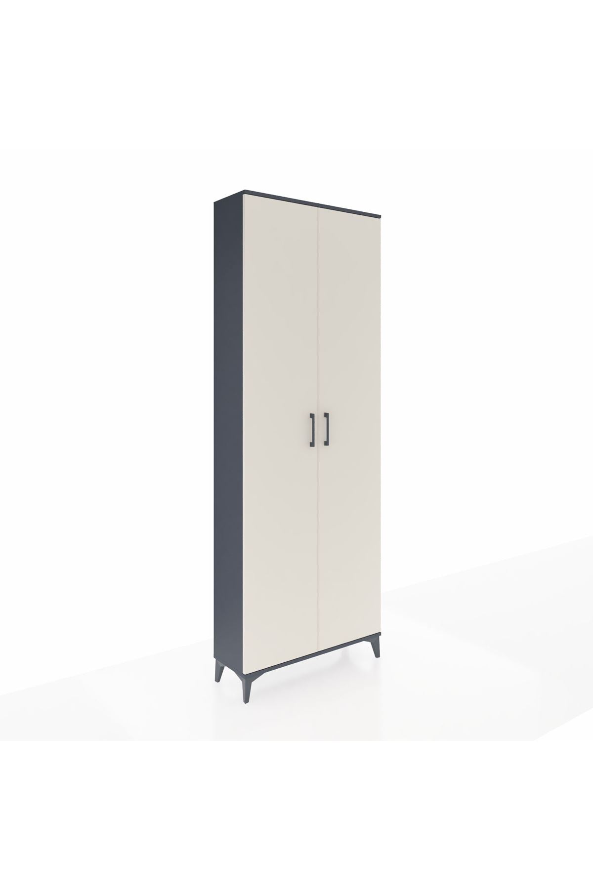 Arges Dolap 2 Raflı 2 Kapaklı Tek Askılı 88x30x243 - S33M295V4A