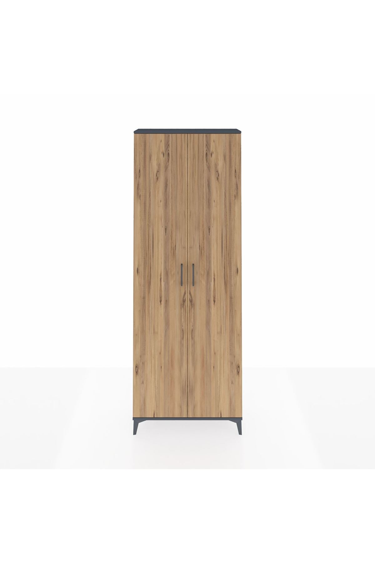 Arges Dolap 2 Raflı 2 Kapaklı Tek Askılı 88x30x243 - S33M295V6A