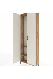 Arges Dolap 2 Raflı 2 Kapaklı Tek Askılı 88x30x243 - S33M295V7A