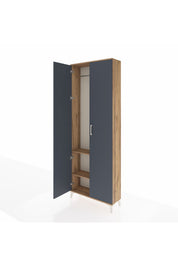 Arges Dolap 2 Raflı 2 Kapaklı Tek Askılı 88x30x243 - S33M295V8A