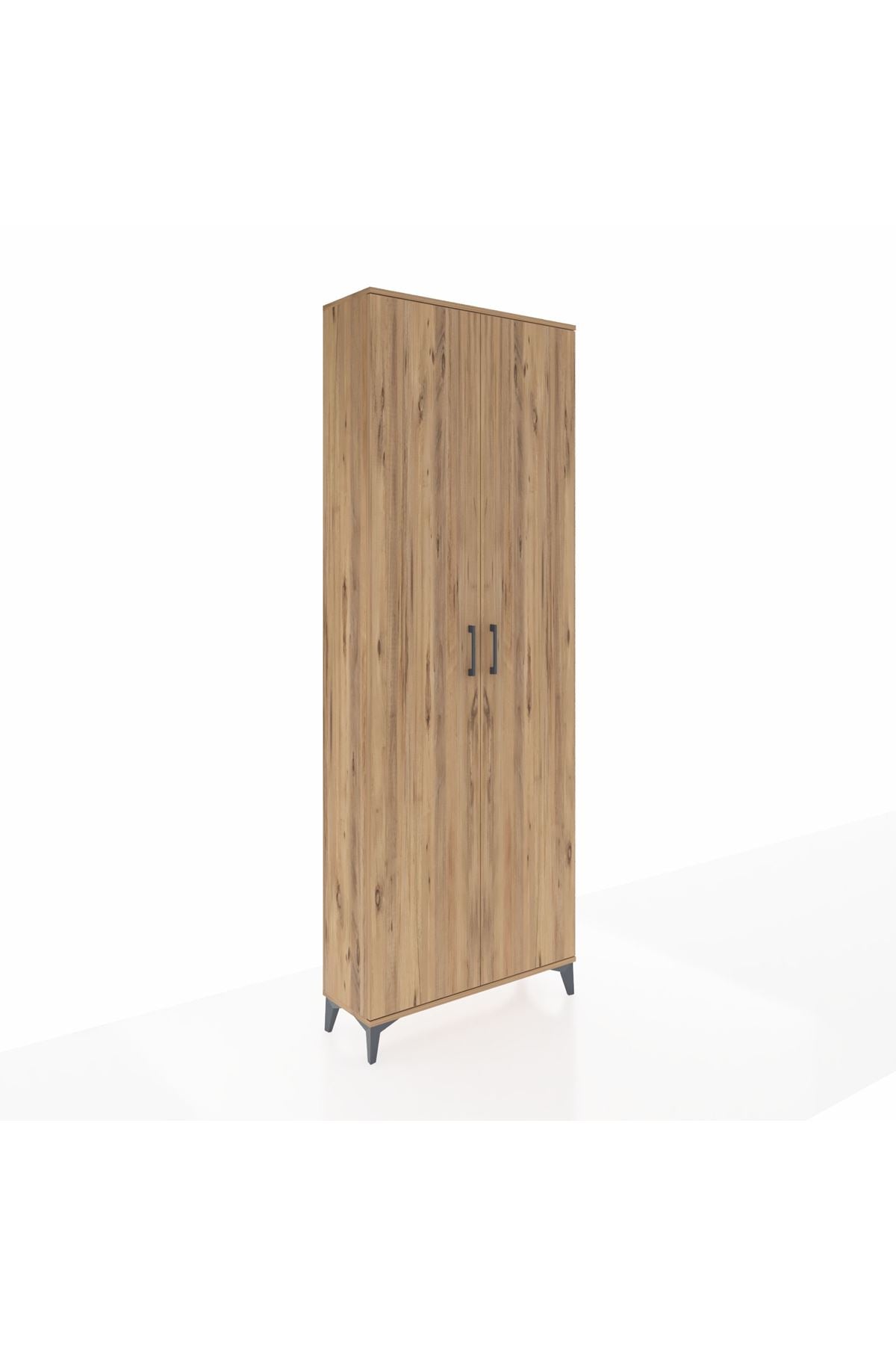 Arges Dolap 2 Raflı 2 Kapaklı Tek Askılı 88x30x243 - S33M295V9A