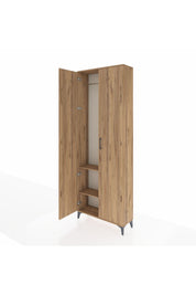 Arges Dolap 2 Raflı 2 Kapaklı Tek Askılı 88x30x243 - S33M295V9A