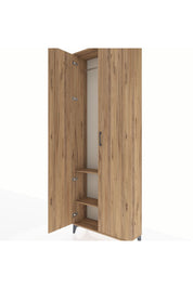 Arges Dolap 2 Raflı 2 Kapaklı Tek Askılı 88x30x243 - S33M295V9A