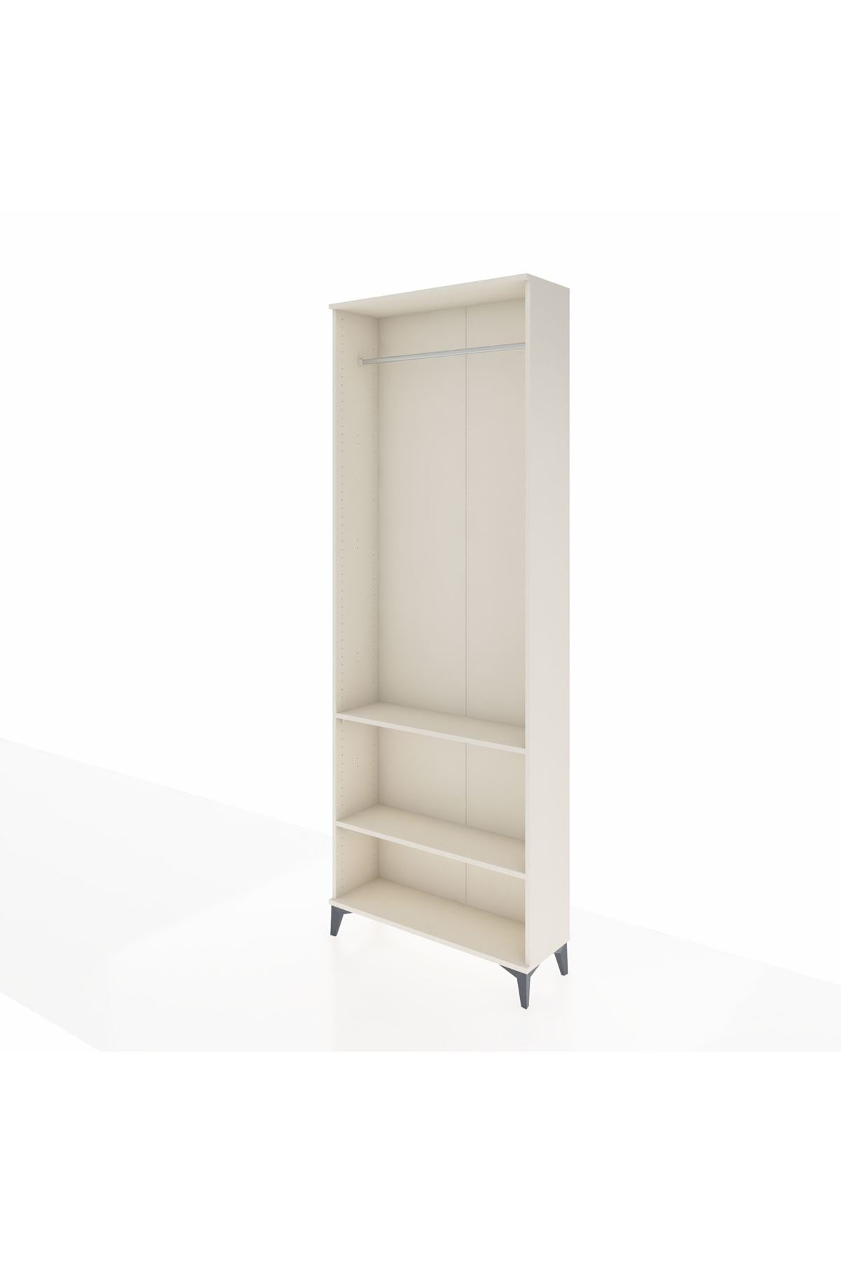 Arges Dolap 2 Raflı Tek Askılı 88x30x243 - S33M296V1A