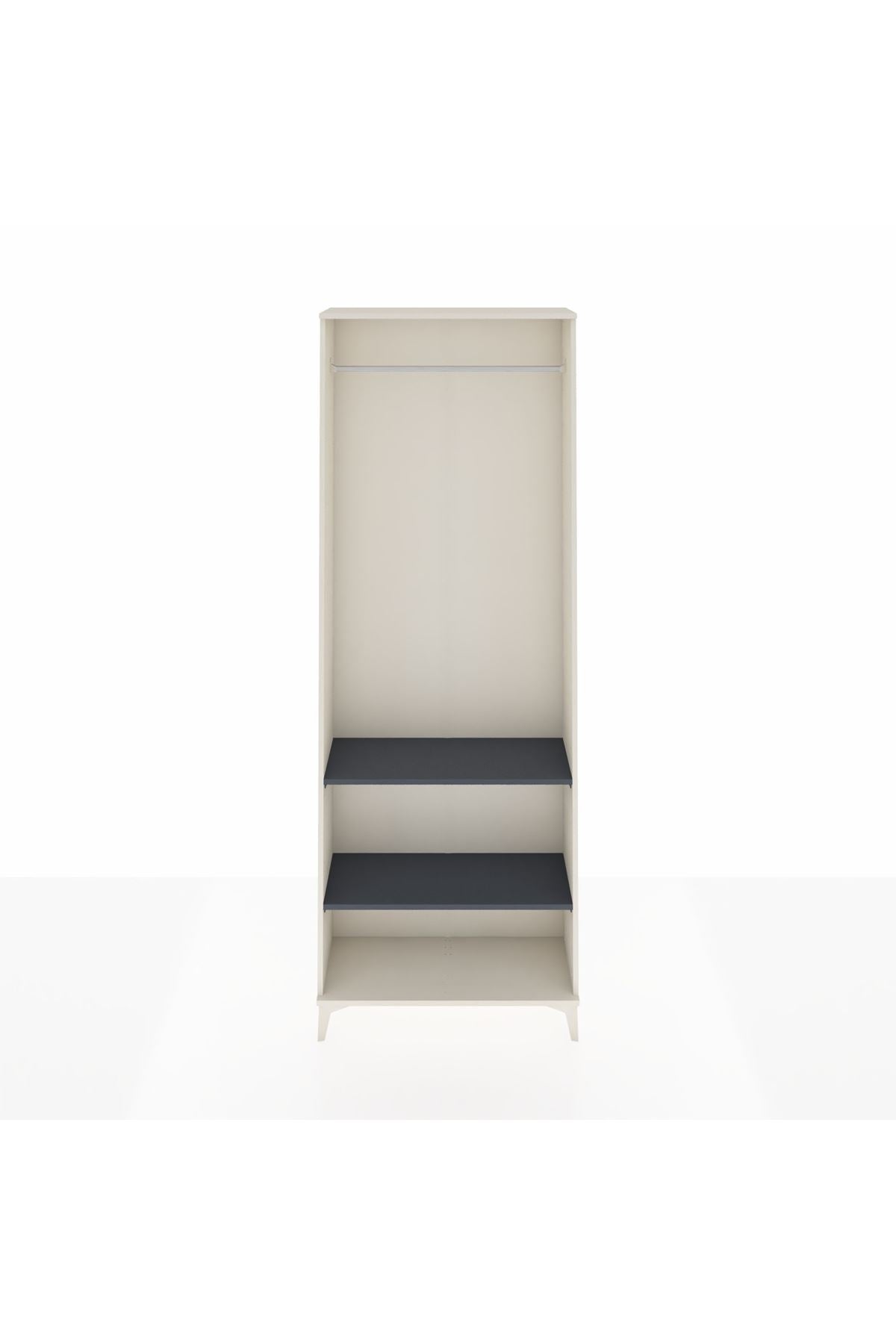 Arges Dolap 2 Raflı Tek Askılı 88x30x243 - S33M296V2A