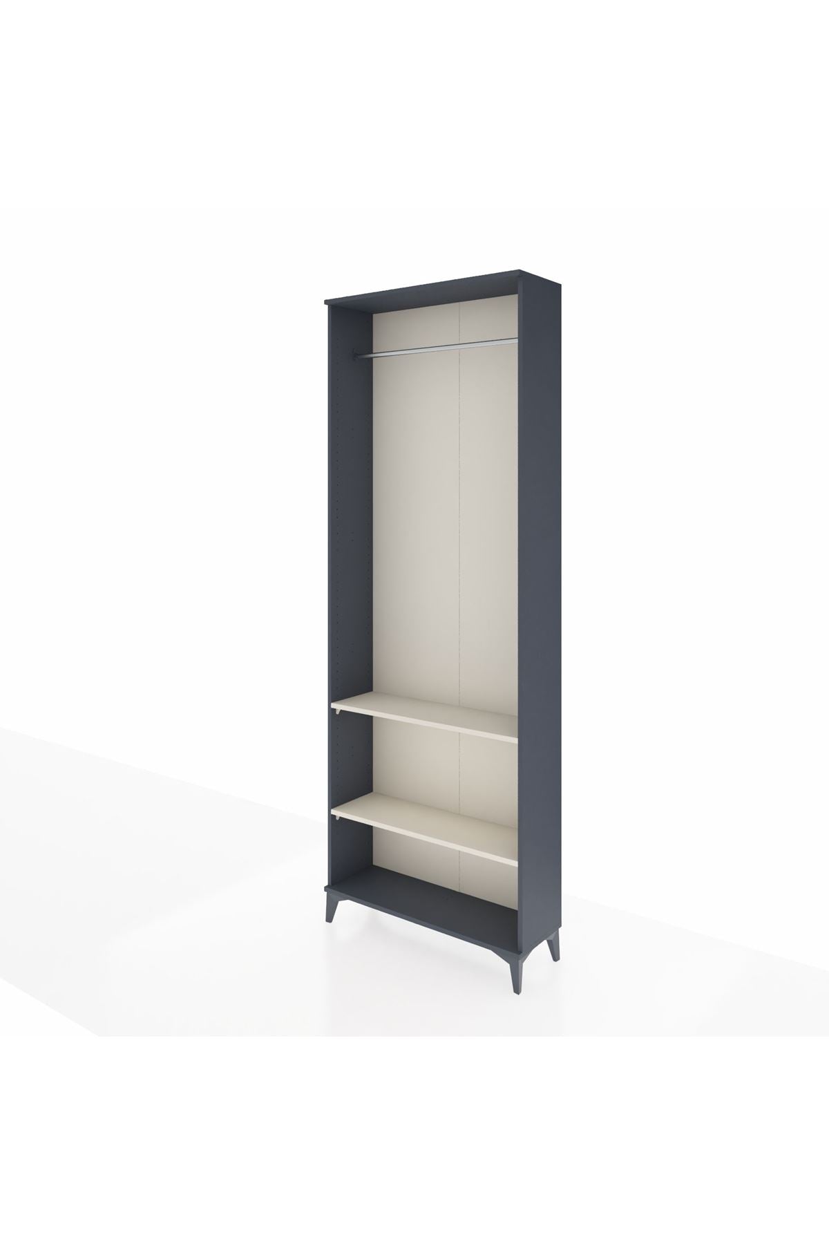 Arges Dolap 2 Raflı Tek Askılı 88x30x243 - S33M296V4A