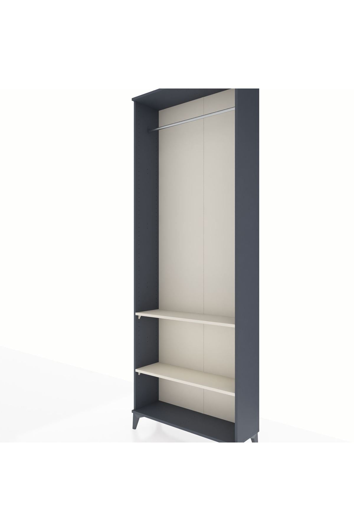 Arges Dolap 2 Raflı Tek Askılı 88x30x243 - S33M296V4A