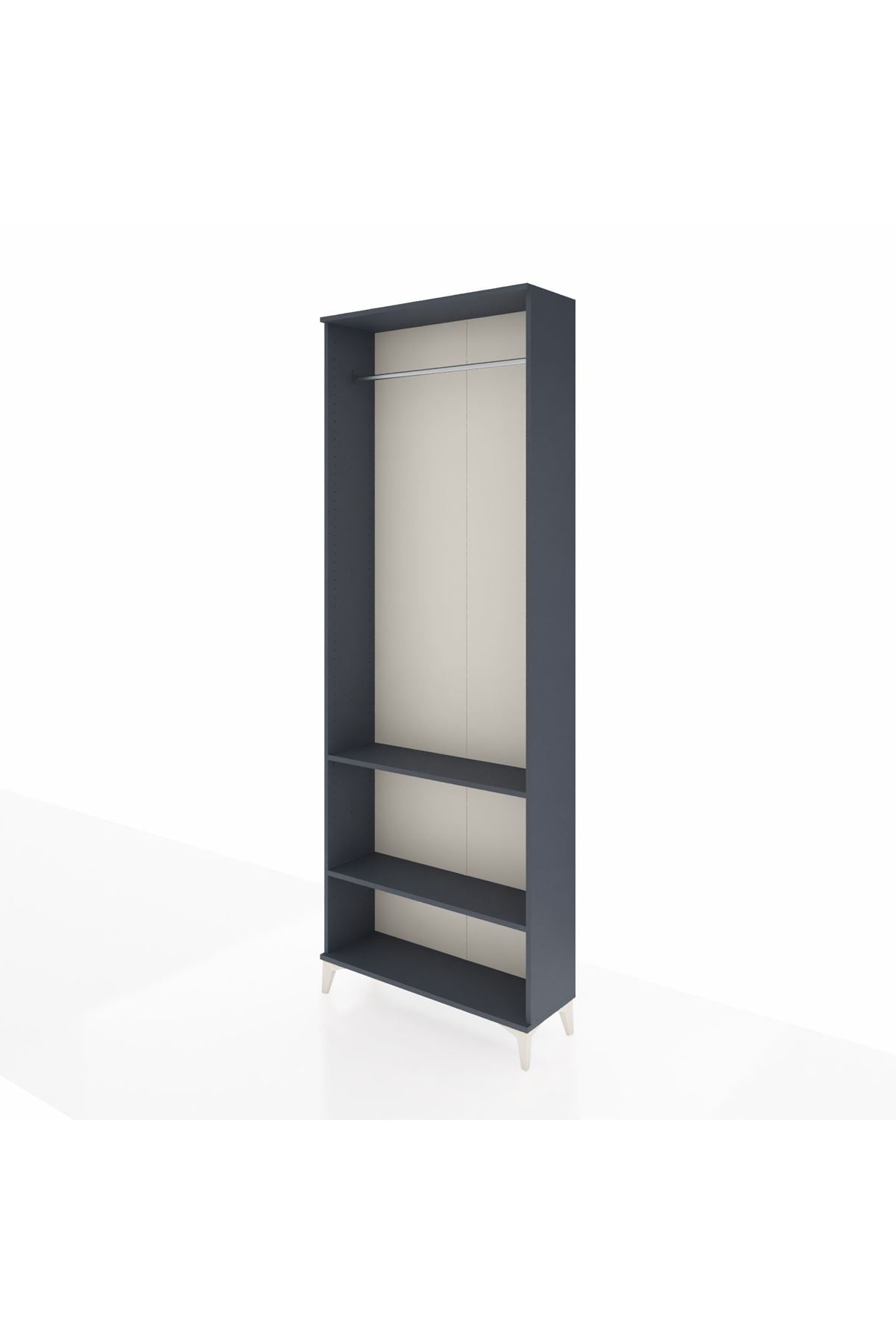 Arges Dolap 2 Raflı Tek Askılı 88x30x243 - S33M296V5A