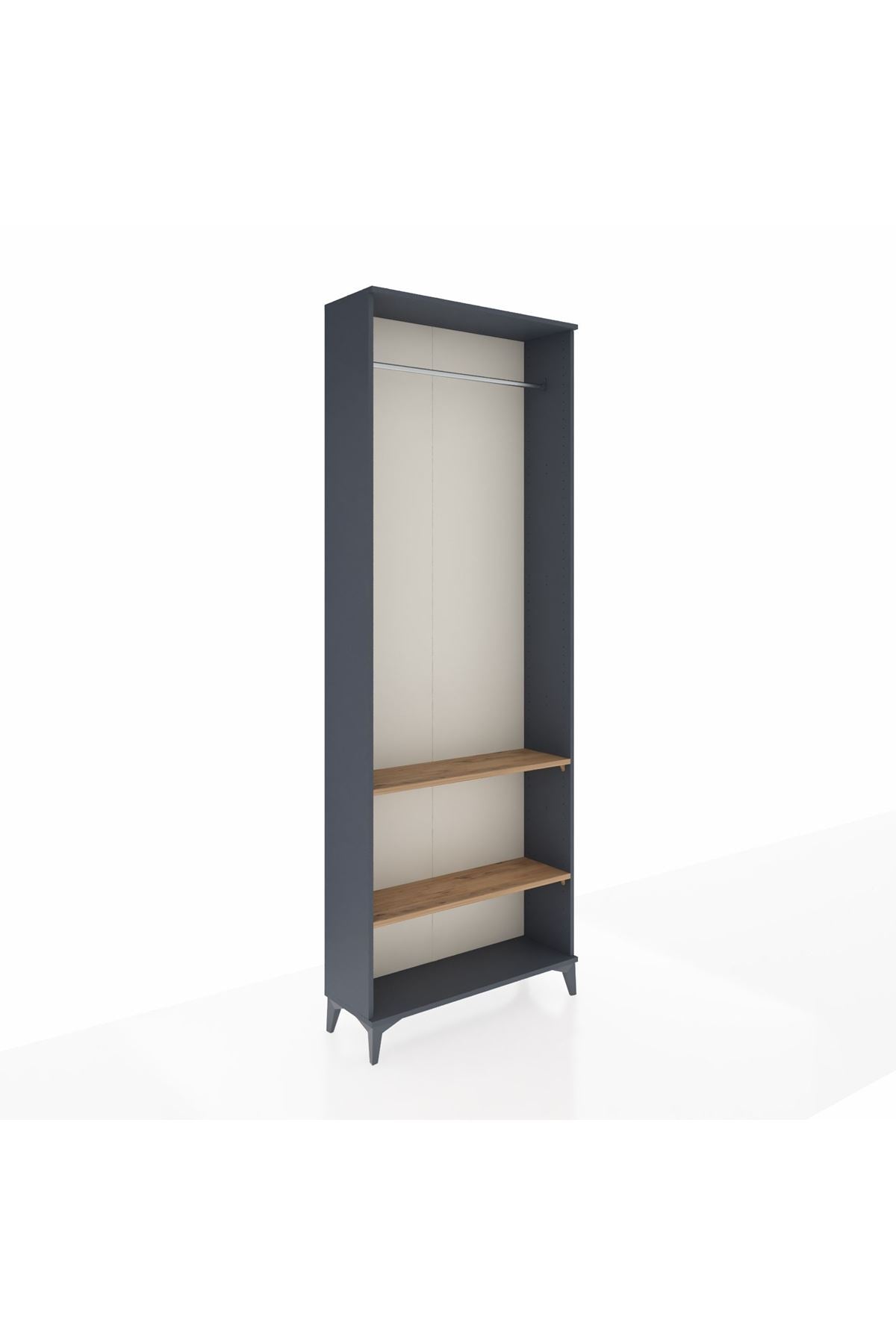 Arges Dolap 2 Raflı Tek Askılı 88x30x243 - S33M296V6A