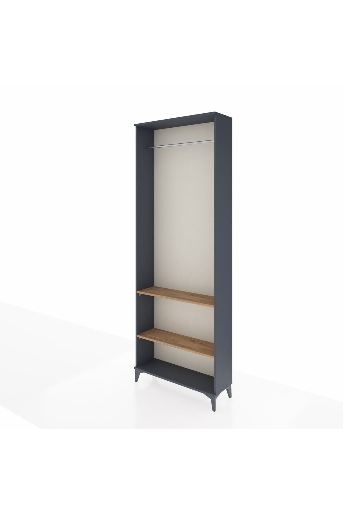 Arges Dolap 2 Raflı Tek Askılı 88x30x243 - S33M296V6A
