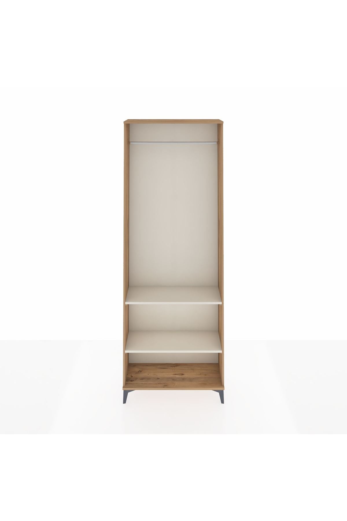 Arges Dolap 2 Raflı Tek Askılı 88x30x243 - S33M296V7A