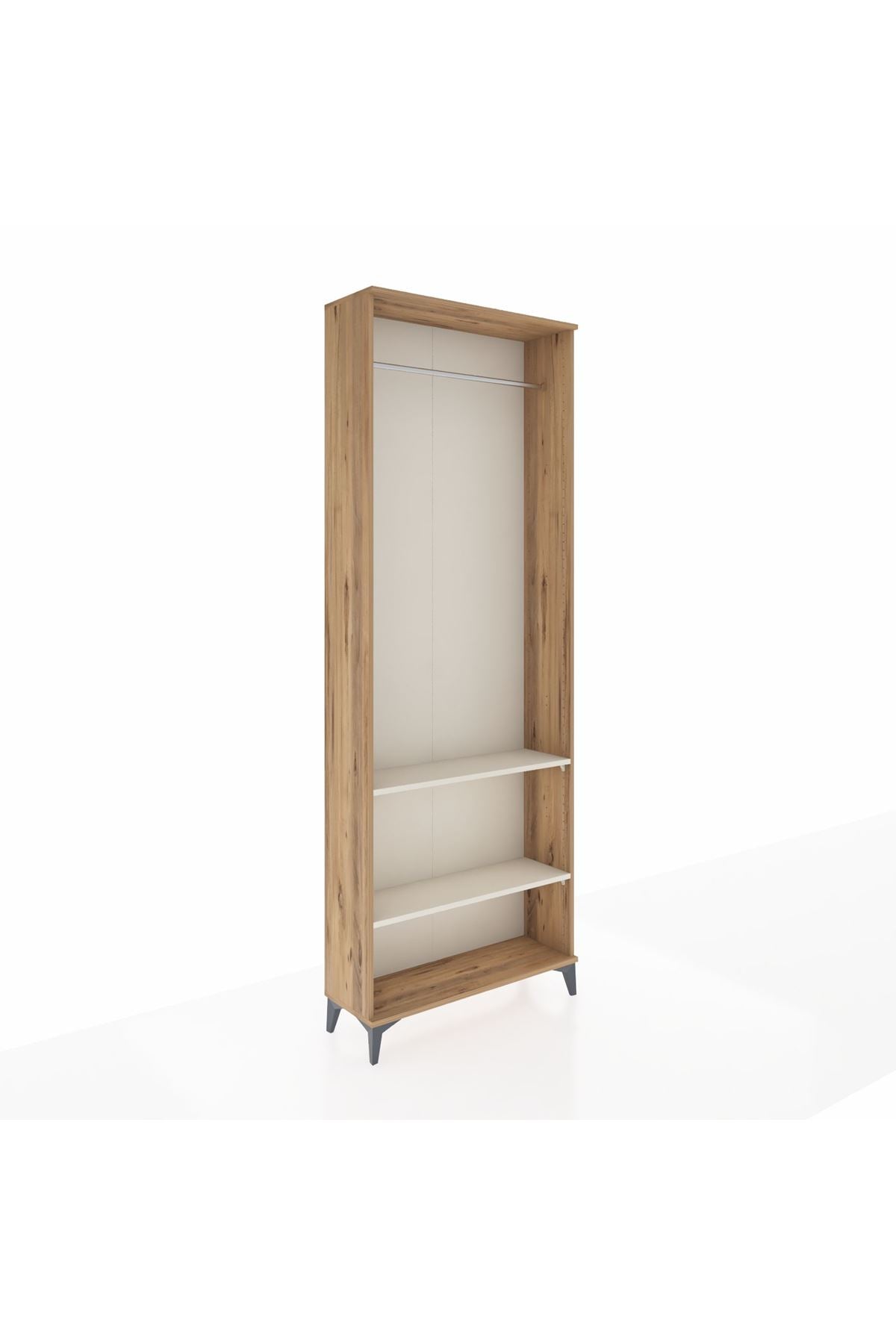 Arges Dolap 2 Raflı Tek Askılı 88x30x243 - S33M296V7A