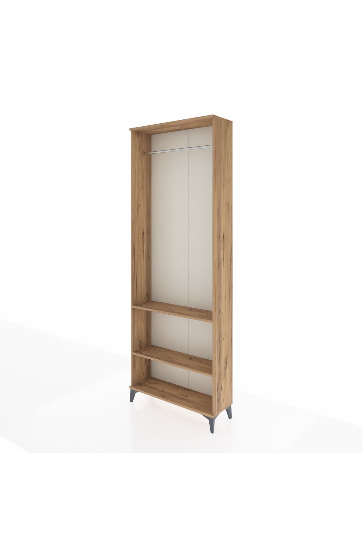 Arges Dolap 2 Raflı Tek Askılı 88x30x243 - S33M296V9A