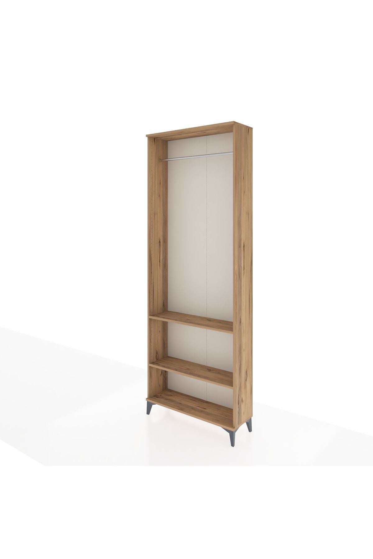Arges Dolap 2 Raflı Tek Askılı 88x30x243 - S33M296V9A