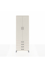 Arges Dolap 2 Raflı 4 Çekmeceli Tek Askılı 88x30x243 - S33M297V1A